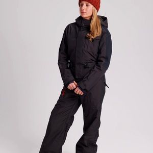 Burton Snow/Ski One Piece Snowsuit, Black, Size M